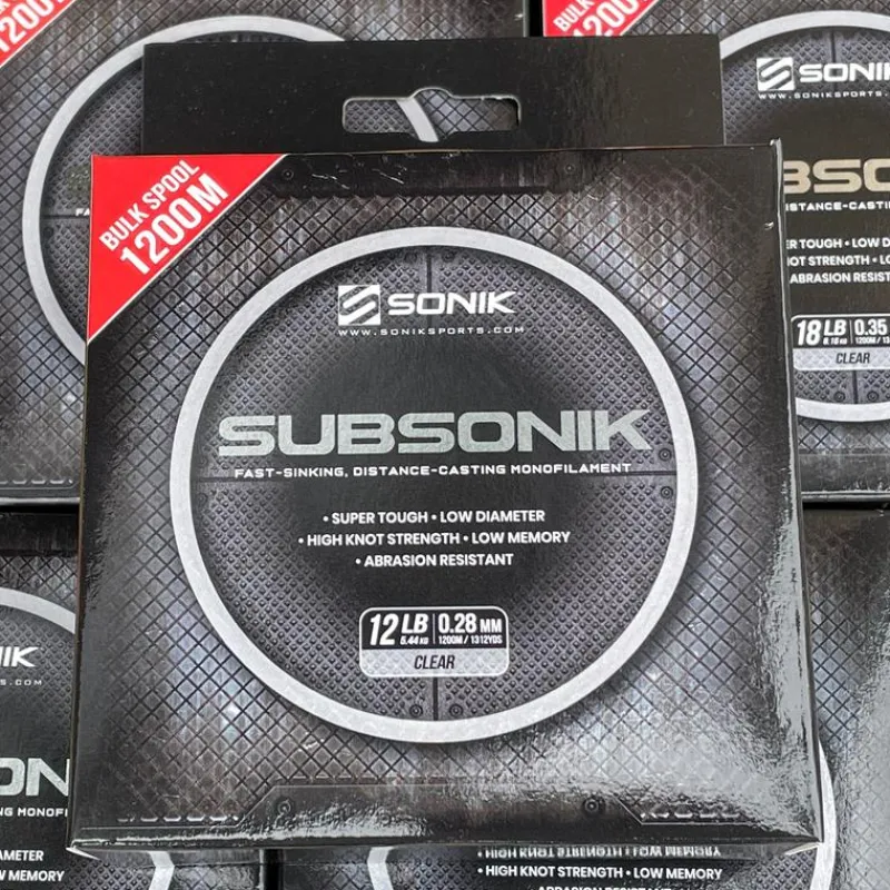 Sonik Fils - Tresses Carpe^Nylon Sub Mono Clear - 1200M