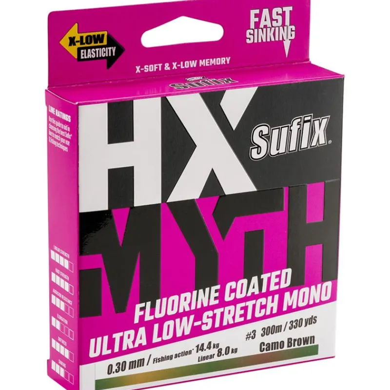 Sufix Fils - Tresses - Bdl Carnassier^Nylon Hx-Myth - Camo Brown