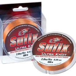 Sufix Fils - Tresses - Bdl Carnassier|Tresses - Fils - Bdl Mer^Nylon Ultra Knot Jaune Orange - 150M