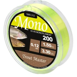 Nylon Trout Master Hi-Vis Mono - Chartreuse - 200M