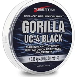 Tubertini Tresses - Fils - Bdl Mer^Nylon Gorilla Uc-4 Black - 150M
