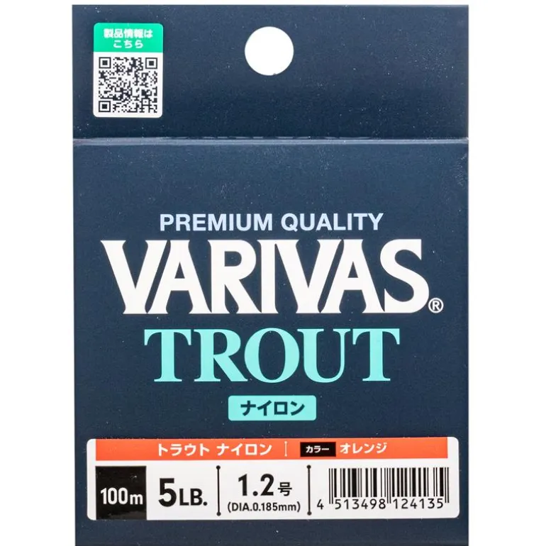 Nylon Varivas Trout Nylon Orange - 100M