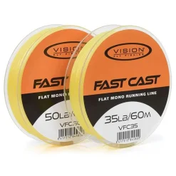 Vision Fils Mouche^Nylon Fast Cast Flat Running Line - 60M