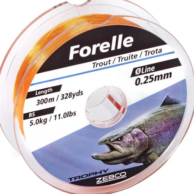 Zebco Fils Truite^Nylon Trophy Forelle - 300M