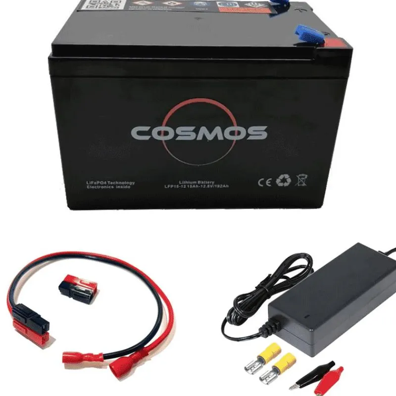 Cosmos Batteries & Chargeurs^Pack Batterie Lithium Lithium 12V 15Amp + Chargeur Atom12 + Faisceaux De Connexion Rapide