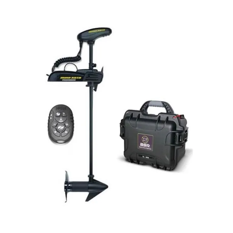 Pack Moteur Electrique Minn Kota Powerdrive Spotlock 45Lbs Gps Et Batterie Bsr Prestige 12V 50Amp