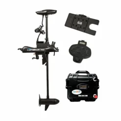 Pack Moteur Haswing Cayman B55lbs 12V Avec Pédale Sans Fil, Télécommande, Plaque Quick Release Et Batterie Lithium 12V50amp + Chargeur