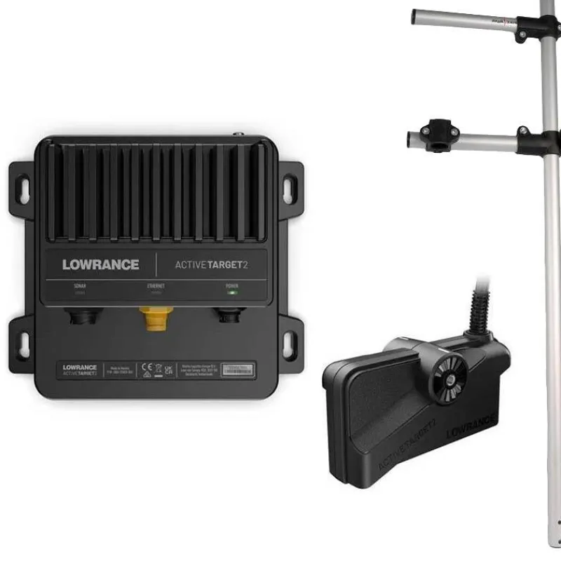 Lowrance Sondeurs & Gps|Sondeurs & Gps^Pack Sonde Active Target 2 + Perche De Sonde Live Basic Pike’N Bass