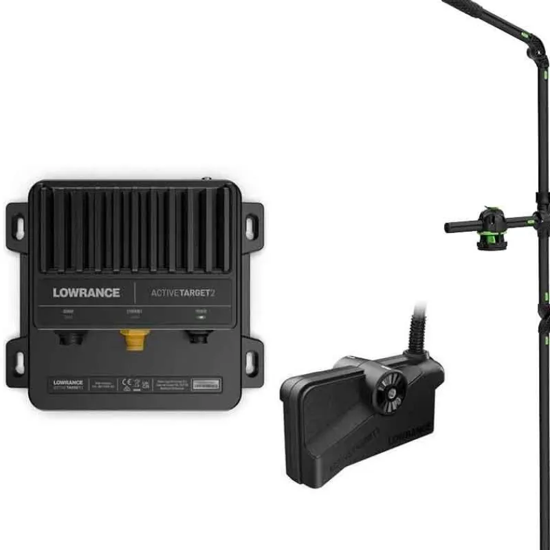 Lowrance Equipements Bateau & Annexe^Pack Sonde Active Target 2 + Perche De Sonde Railblaza Hexx Live Pole 60