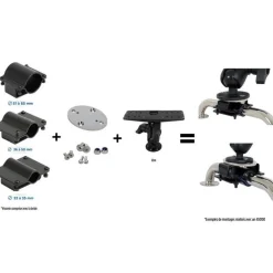 Pack Support Sondeur Seanox + Fixation Balcon
