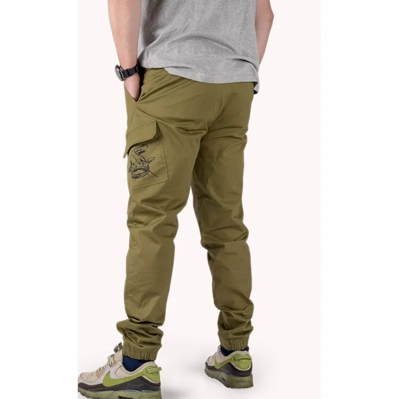 Black Cat Pantalons, Salopettes & Shorts^Pantalon Homme Cargo Trousers - Kaki