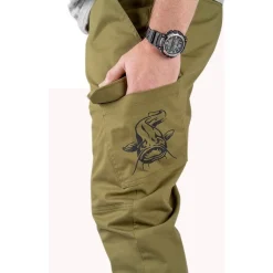 Black Cat Pantalons, Salopettes & Shorts^Pantalon Homme Cargo Trousers - Kaki