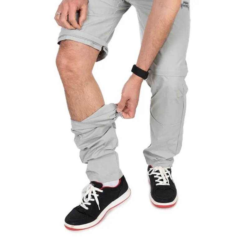 Fox Rage Pantalons, Salopettes & Shorts^Pantalon Homme Zip-Off Shorts - Gris