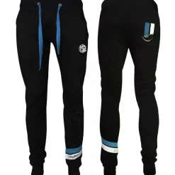 Hot Spot Design Pantalons, Salopettes & Shorts^Pantalon Homme Hsd With Piquet Stripes Blue - Noir
