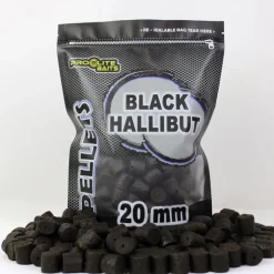 Pellet Percé Pro Elite Baits Drilled Black Hallibut Pellets