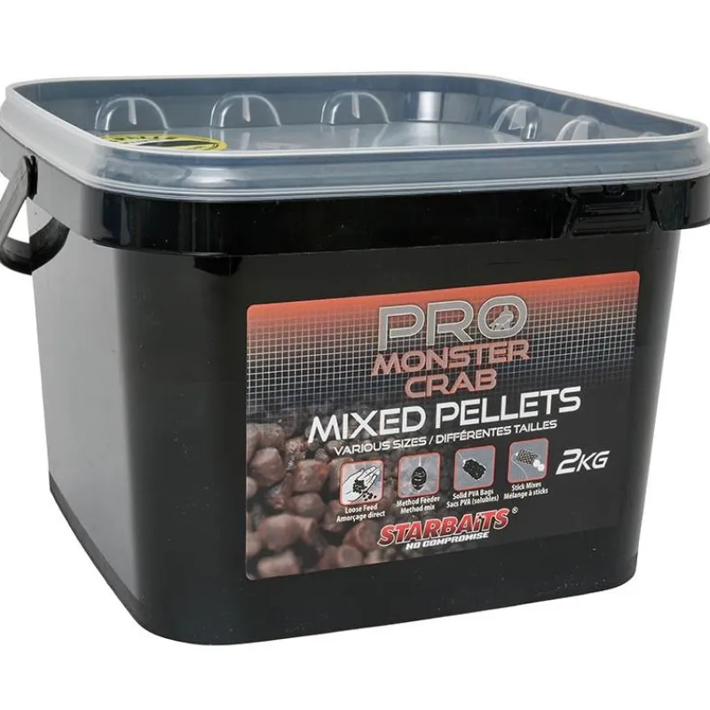 Starbaits Appâts Carpe^Pellet Pro Monster Crab Pellets Mixed