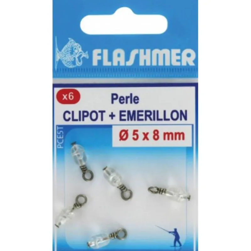 Flashmer Montage Ligne^Perle Clipot Emerillon