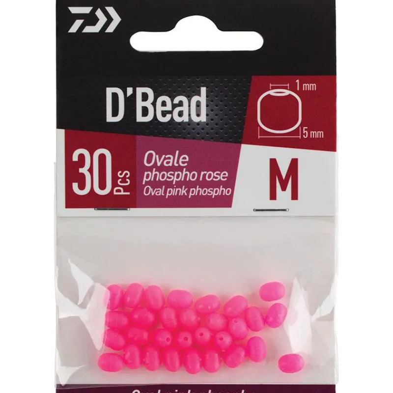 Daiwa Montage Ligne^Perle D'bead Ovales Phospho