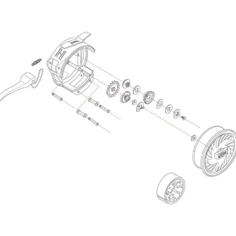 Peerless Bam Moulinets Truite^Pieces Detachees Pour Moulinet Ritm 80 A Mouche Et Ritm 80 Toc
