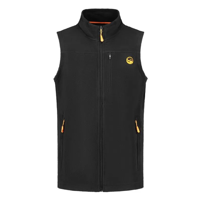 Guru Sweats & Polaires^Polaire Sans Manche Homme Fleece Gilet - Noir