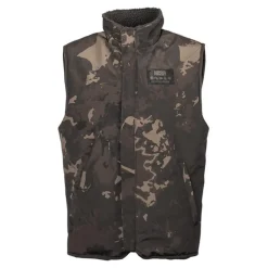 Polaire Sans Manche Homme Nash Zero Tolerance Sherpa Fleece Reversible Body Warmer - Camo
