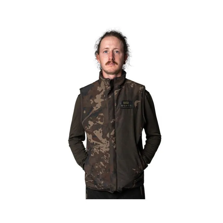 Polaire Sans Manche Homme Nash Zero Tolerance Sherpa Fleece Reversible Body Warmer - Camo