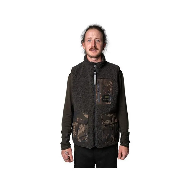 Polaire Sans Manche Homme Nash Zero Tolerance Sherpa Fleece Reversible Body Warmer - Camo