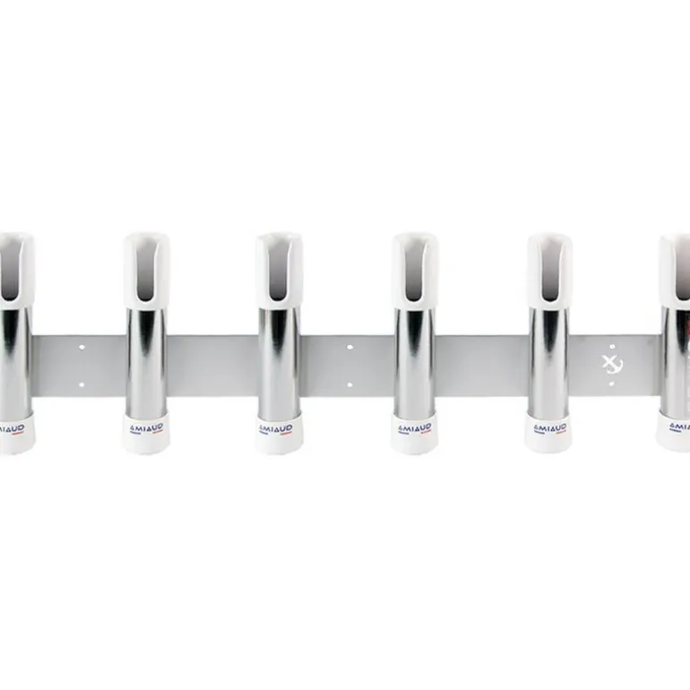 Porte Canne Seanox Inox Embout Fendu 6 Cannes