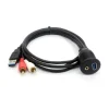 Kicker Equipements Bateau & Annexe^Prise Usb & Jack 3.5Mm Charge Et Data