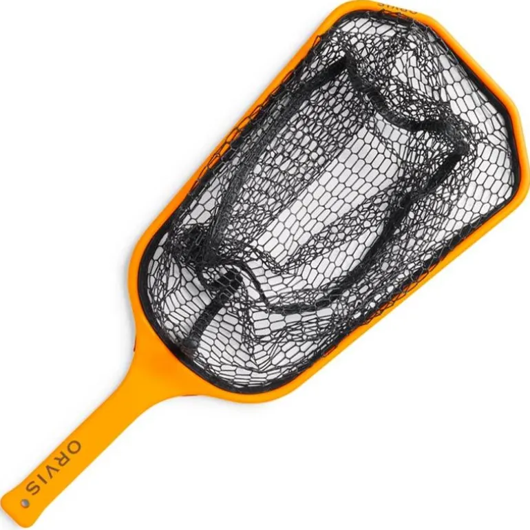 Épuisette Raquette Orvis Wide Mouth Hand Net Find My Net Orange