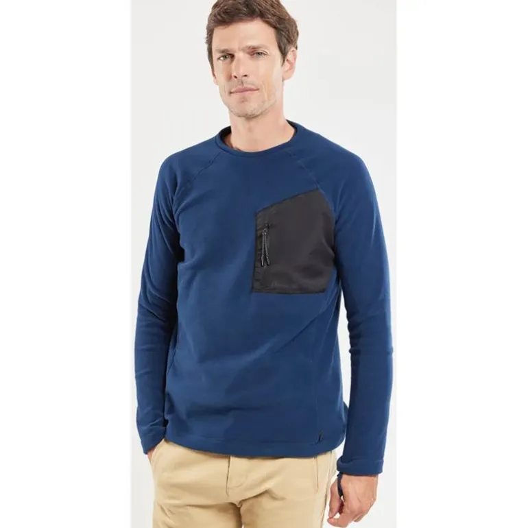 Pull Homme Bermudes Plelot Polartech - Navy