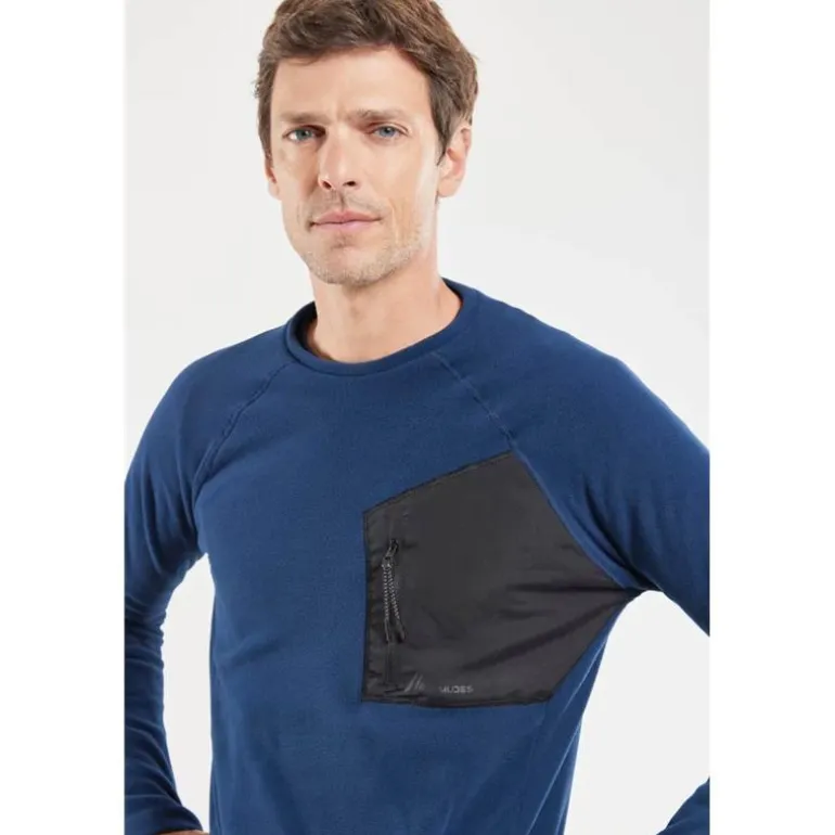 Pull Homme Bermudes Plelot Polartech - Navy