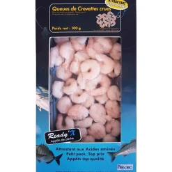 Pexeo Appâts Naturels - Amorces^Queues De Crevettes Surgelées Ready'x