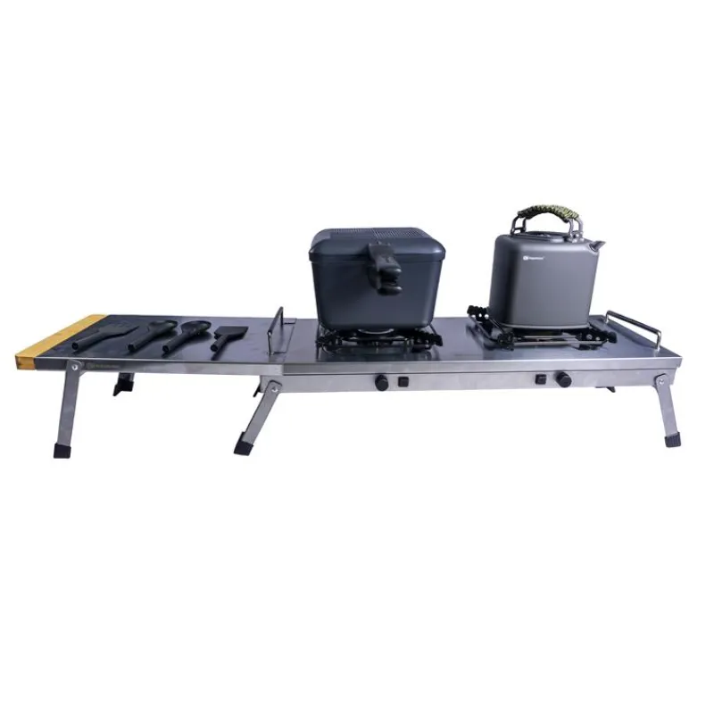 Ridge Monkey Bivouac^Réchaud Grilla Cookstation Double Hob