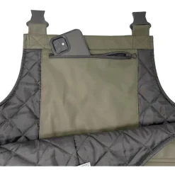 Salopette Homme Vass Team Vass 220 Winter Lined Bib & Brace Waterproof - Kaki