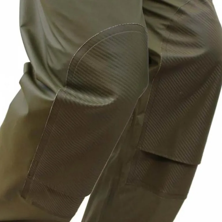 Salopette Homme Vass 175 Unlined Waterproof Bib & Brace - Kaki