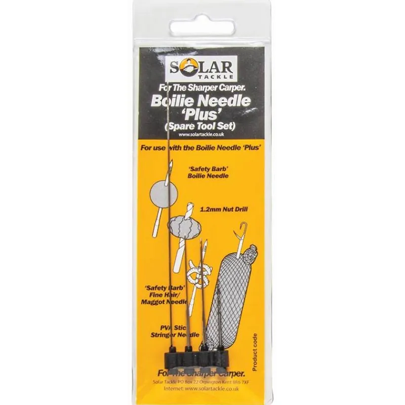 Solar Petit Outillage^Set Aiguille De Rechange Boilie Needle Spare Set Of 4 Tools