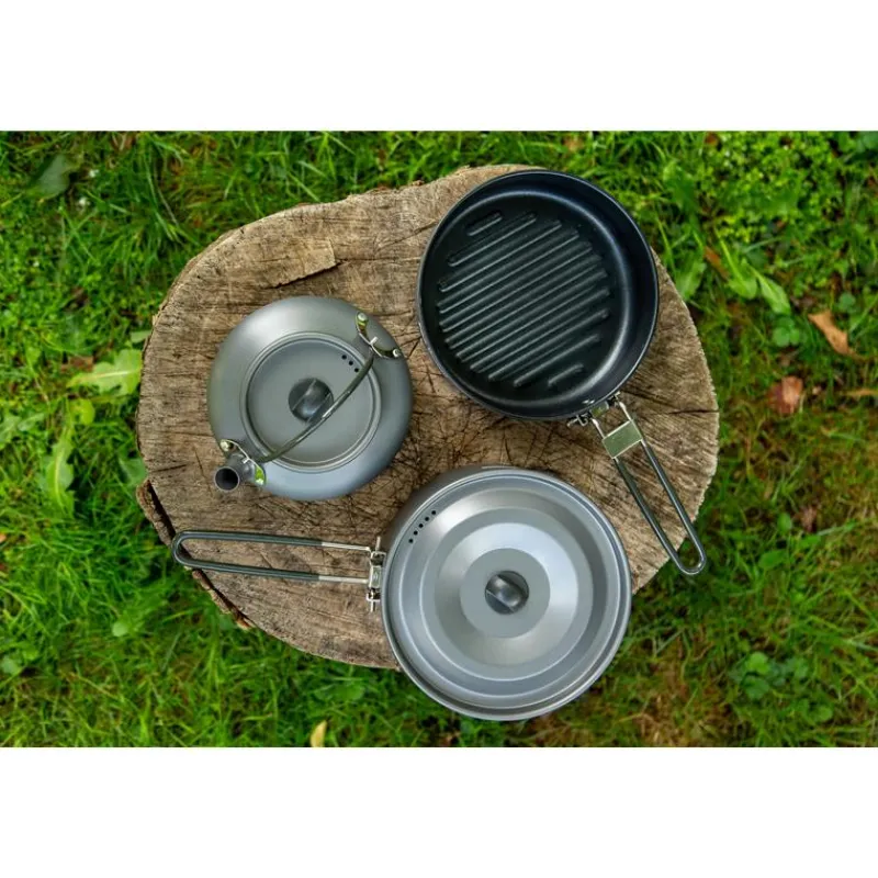 Fox Bivouac^Set De Cuisson Cookware 3 Piece Cook Set