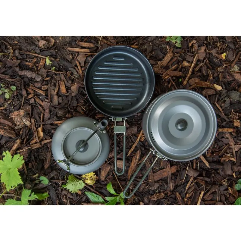 Fox Bivouac^Set De Cuisson Cookware 3 Piece Cook Set