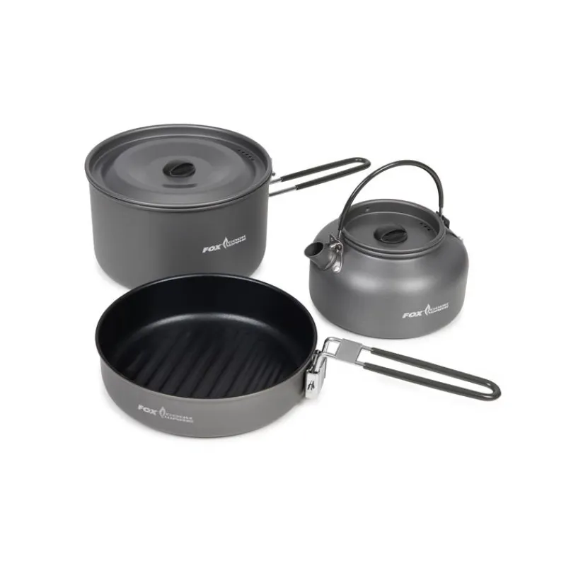 Fox Bivouac^Set De Cuisson Cookware 3 Piece Cook Set