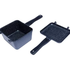 Ridge Monkey Bivouac^Set De Cuisson Connect Deep Pan & Griddle Granite Edition