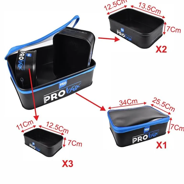 Set Sac À Appâts Garbolino Eva Pro Box Bait