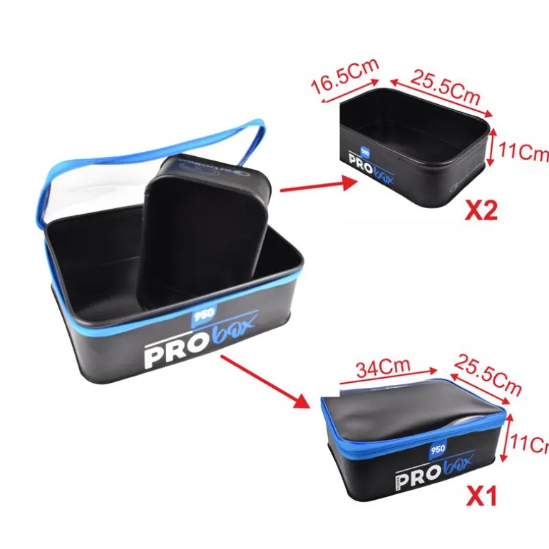 Set Sac À Appâts Garbolino Eva Pro Box Grounbait