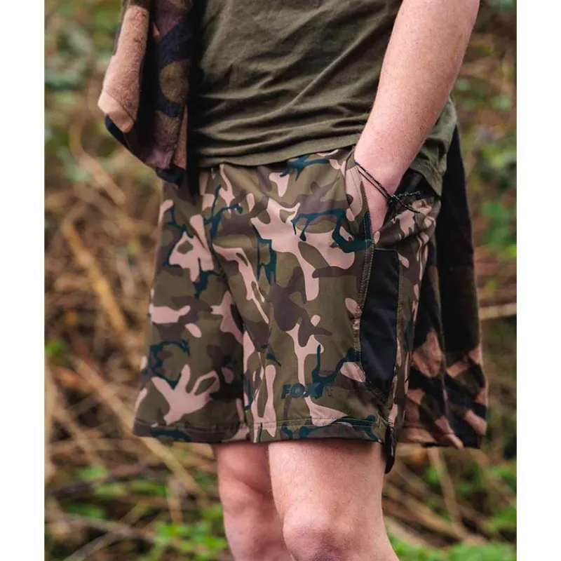 Fox Pantalons, Salopettes & Shorts^Short De Bain Homme Black / Camo Lw Swim Shorts - Camo