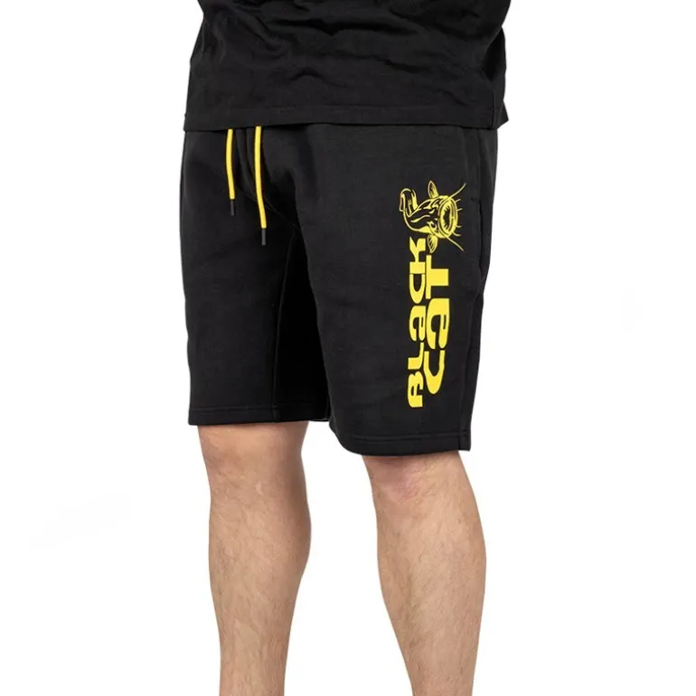 Short Homme Black Cat Jogger Shorts - Noir
