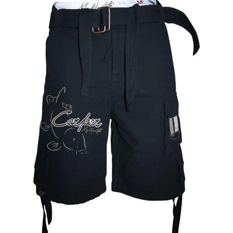 Short Homme Hot Spot Design Carper - Noir