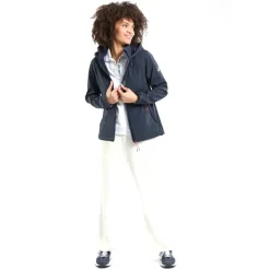 Bermudes Sweats & Polaires^Softshell Femme Sillages Contrecollee Polaire - Navy