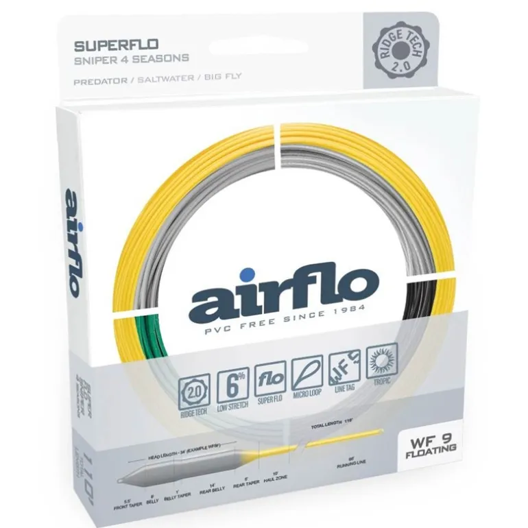 Soie Mouche Airflo Ridge 2.0 Sniper 4 Season