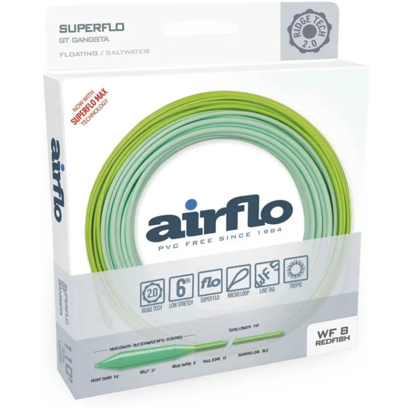Airflo Soies Mouche - Backing^Soie Mouche Superflo Max Ridge 2.0 Gt Gangsta Fly Line