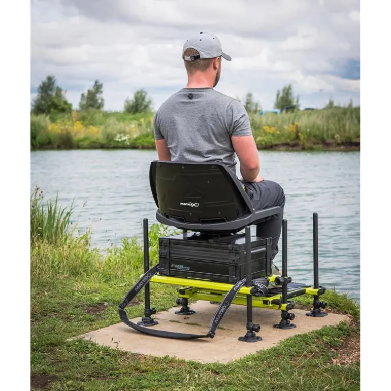 Station Fox Matrix F25 Pro Swivel Seatbox - Lime Edition